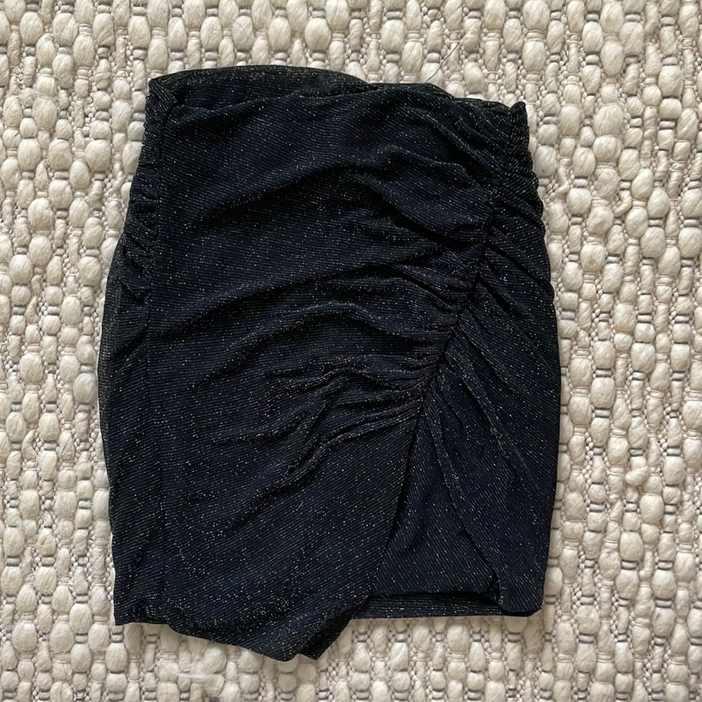 IRO stretch shimmer skirt